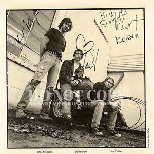 Nirvana Poster 8 X 10 | RARE 1991 Band Portrait | Picture | Photo | Art Print